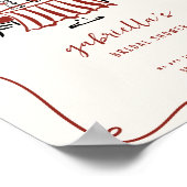 That's Amore Bridal Shower Welcome Poster  ポスター (角)