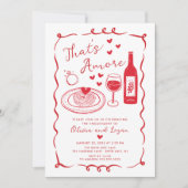 That's Amore Dinner Engagement Party 招待状 (正面)