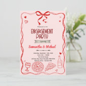 That's Amore engagement party invitation 招待状 (スタンド正面)