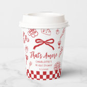 That's Amore Hand Drawn Italian Bridal Shower 紙コップ (裏面)