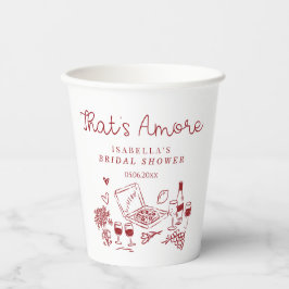 That's Amore Handwritten Bridal Shower 紙コップ