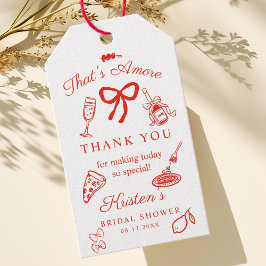 That's Amore Italian Bridal Shower Favor Gift Tag ギフトタグ