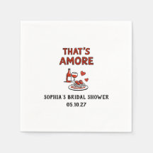 That's Amore Italian Bridal Shower Whimsical Red