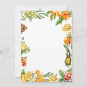 That's Amore Italian Citrus Cocktail Bridal Shower 招待状 (裏面)