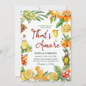 That's Amore Italian Citrus Cocktail Wedding 招待状 (正面)