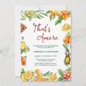 That's Amore Italian Citrus Engagement Party 招待状 (正面)