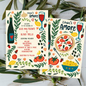 That's Amore Italian Food Charming CUSTOM Wedding  プログラム