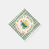 That's Amore Italian Food CUSTOM BRIDAL SHOWER スタンダードカクテルナプキン (角)