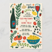 That's Amore Italian Food CUSTOM Engagement Party 招待状 (正面)