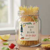 That's Amore Italian Food CUSTOM Wedding  スクエアシール