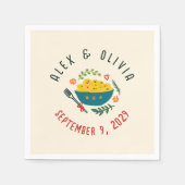 That's Amore Italian Food CUSTOM Wedding  スタンダードカクテルナプキン (正面)