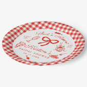 That's Amore Italian Pizza Bridal Shower ペーパープレート (アングル)