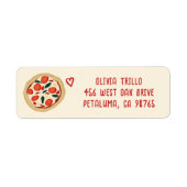 That's Amore Italian Pizza CUSTOM Wedding Address ラベル (正面)