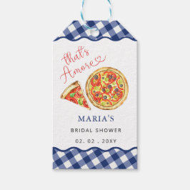 Thats Amore Italian Pizza Party Bridal Shower ギフトタグ