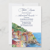 That's Amore Italian Riviera Rehearsal Dinner 招待状 (正面)
