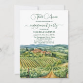 That's Amore Italian Vineyard Engagement Party 招待状 (正面)
