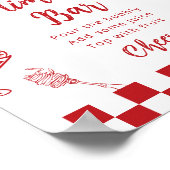 That's Amore Mimosa bar Bubbly bar Italian theme ポスター (角)