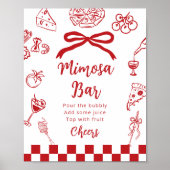 That's Amore Mimosa bar Bubbly bar Italian theme ポスター (正面)