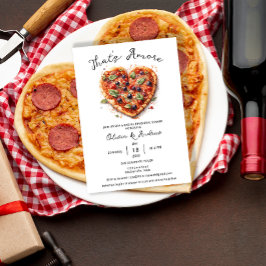 That's amore Pizza カジュアルイタリアンリハーサルディナー 招待状