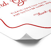 That's Amore Red Doodle Cards and Gifts Display Po ポスター (角)