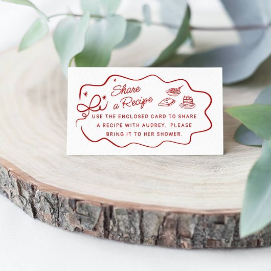 That's Amore, Red Doodle Share a Recipe Card エンクロージャーカード