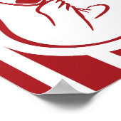 That's Amore Red Italian Engagement Party Welcome ポスター (角)