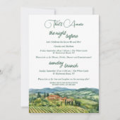 That's Amore Rehearsal Dinner & Sunday Brunch 招待状 (正面)