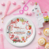 That's Amore Whimsical Italian Bridal Shower ペーパープレート (パーティー)