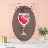 That's Amore Winery ヴィノ・ビフォア・ヴァウズ ブライダルシャワー アクリルサイン (ウェディング)