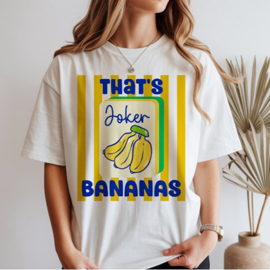 「That's Bananas」麻雀Tシャツ Tシャツ