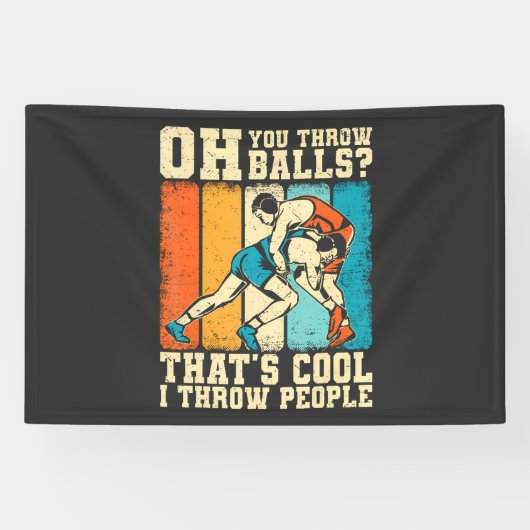 That's Cool I Throw People 横断幕 (横)