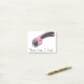 That's How I Roll ポストイット (デスク上)