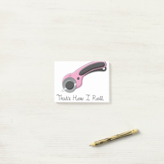 That's How I Roll ポストイット (デスク上)
