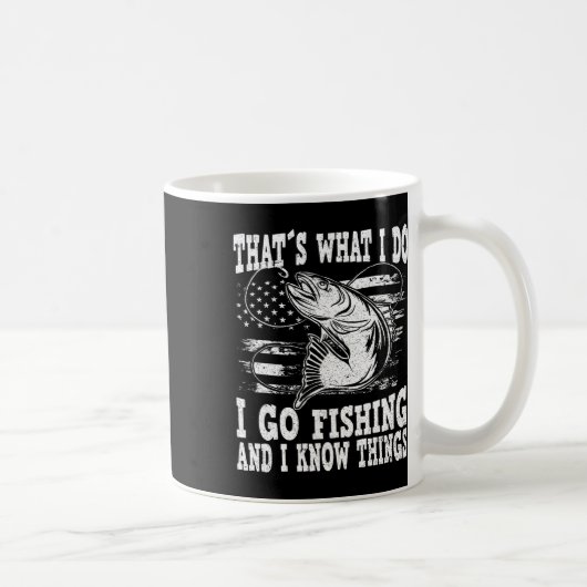 Thats I Do I Go魚釣り コーヒーマグカップ (右)