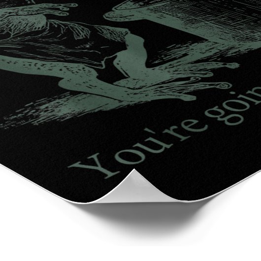 That's It You're Going In The Soup Funny Frog Meme ポスター (角)