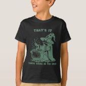 That's It, You're Going In The Soup, Funny Wizard  Tシャツ (正面)