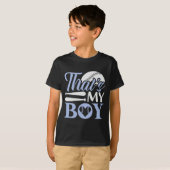 That's My Boy Baseball Mom Dad Fan Sports Game Day Tシャツ (正面フル)