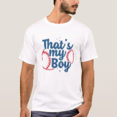 That's My Boy Baseball Tシャツ (正面)