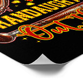 That's My Granddaughter Out There Softball Grandma ポスター (角)