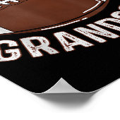 That's My Grandson Football Grandma Granddad Famil ポスター (角)