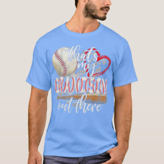 Thats My Grandson Out There Baseball Grandma Mothe Tシャツ