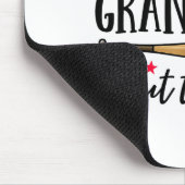 That's My Grandson Out There Baseball Grandma Squa マウスパッド (コーナー)