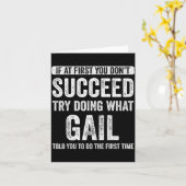 That's My Name Co. Gail If At First You Don't Succ カード (黄色い花)