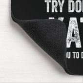 That's My Name Co. Kathy Women's Black Modern Lett マウスパッド (コーナー)