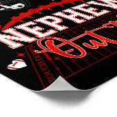 Thats My Nephew Out There Funny Football Aunt Uncl ポスター (角)