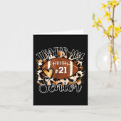 That's My Senior Football Jersey Night Number 21 F カード (黄色い花)