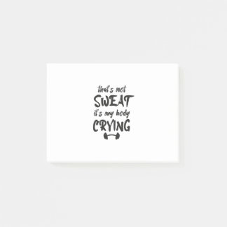 Thats Not Sweatそのマイ体泣き叫び ポストイット