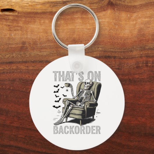 That's On Ckorder Pharmacy Tech Skeleton That's Ck キーホルダー (正面)