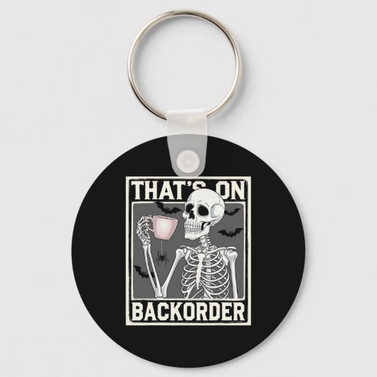 That's On Ckorder Pharmacy Tech Skeleton That's Ck キーホルダー (正面)