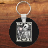 That's On Ckorder Pharmacy Tech Skeleton That's Ck キーホルダー (正面)